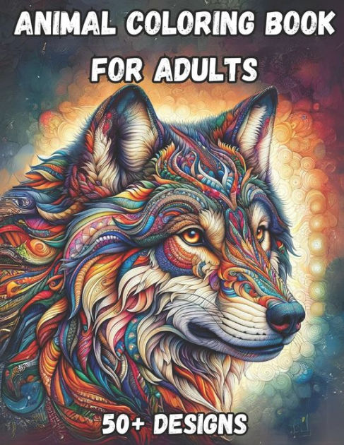 Animal Coloring Book For Adults: A Mindfulness Coloring Book With